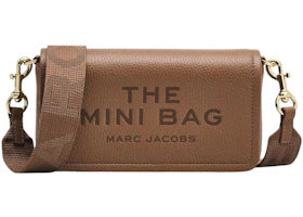 Marc Jacobs The Leather Mini Bag Argan Oil - vue 360