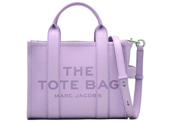 Marc Jacobs The Leather Small Tote Bag Wisteria Purple