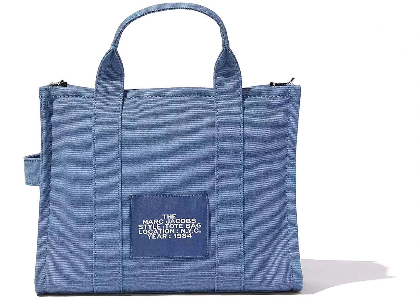Marc Jacobs The Medium Tote Bag Blue Shadow - vue secondaire B