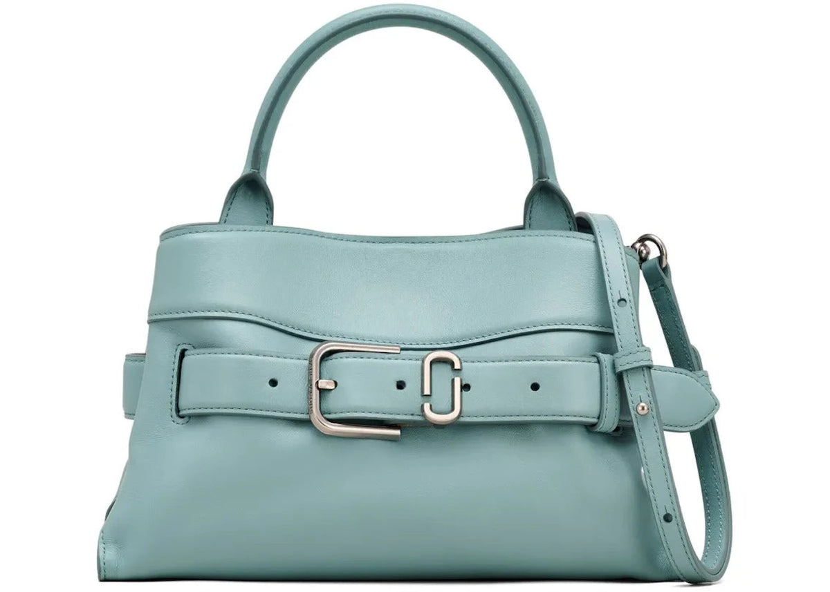 Marc Jacobs The Small Satchel Bag Sky Blue - vue 360
