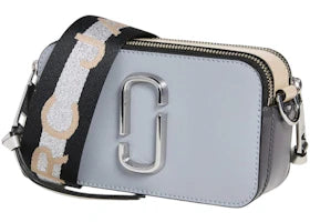 Marc Jacobs The Snapshot Crossbody Bag Wolf Grey Multi - vue 360