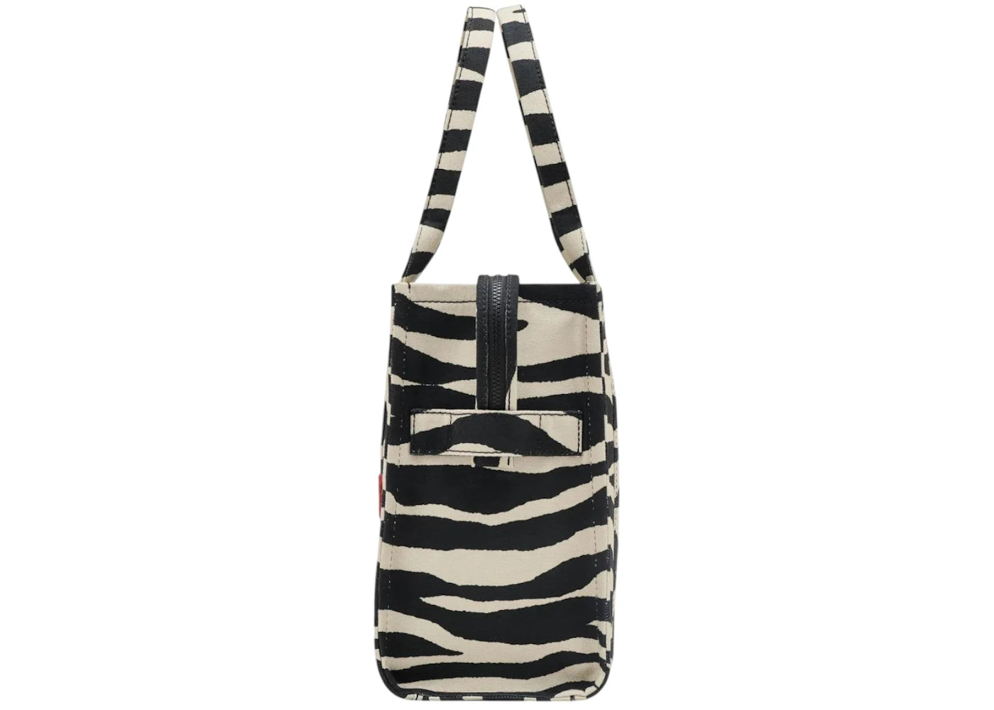 Marc Jacobs The Zebra Canvas Large Tote Black/White - vue secondaire B