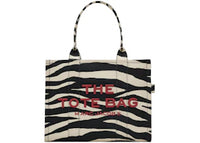 Marc Jacobs The Zebra Canvas Large Tote Black/White