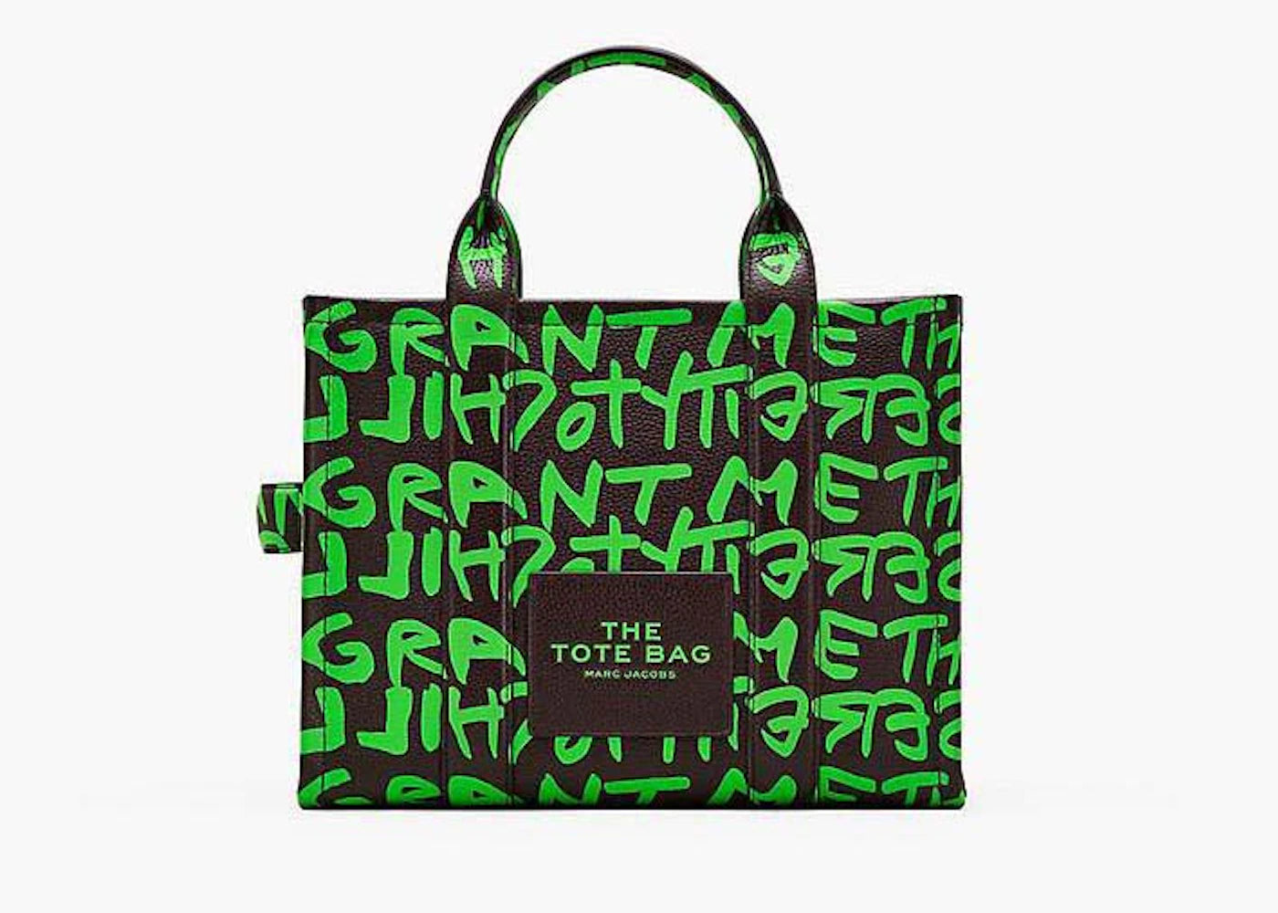 Marc Jacobs x Stephen Sprouse The Medium Tote Grün - vue secondaire A