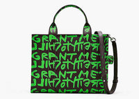 Marc Jacobs x Stephen Sprouse The Medium Tote Grün