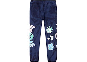Market Smiley Market Records Angel Sigh Sweatpants Navy Tie Dye