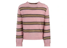 Marni Striped Roundneck Jumper Soft Pink - vue 360
