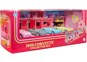 Mattel Hot Wheels Barbie The Movie Corvette 4-Pack - vue 360