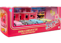 Mattel Hot Wheels Barbie The Movie Corvette 4-Pack