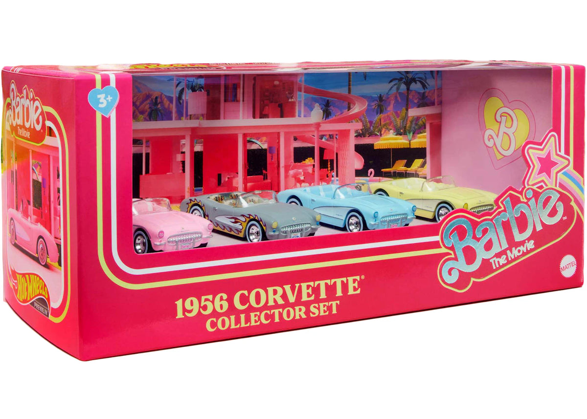 Mattel Hot Wheels Barbie The Movie Corvette 4-Pack - vue secondaire A