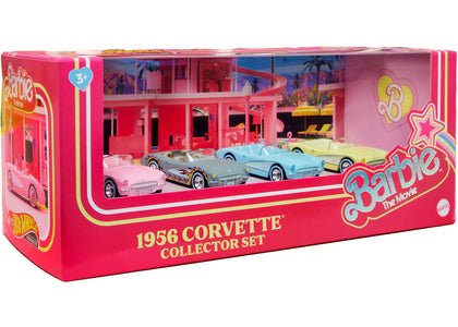 Mattel Hot Wheels Barbie The Movie Corvette 4-Pack - product view 2