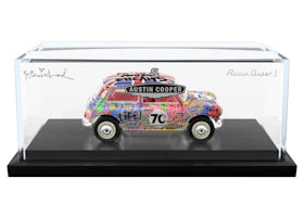 Mattel Matchbox x Mr Brainwash 1964 Austin Mini Cooper S - vue 360