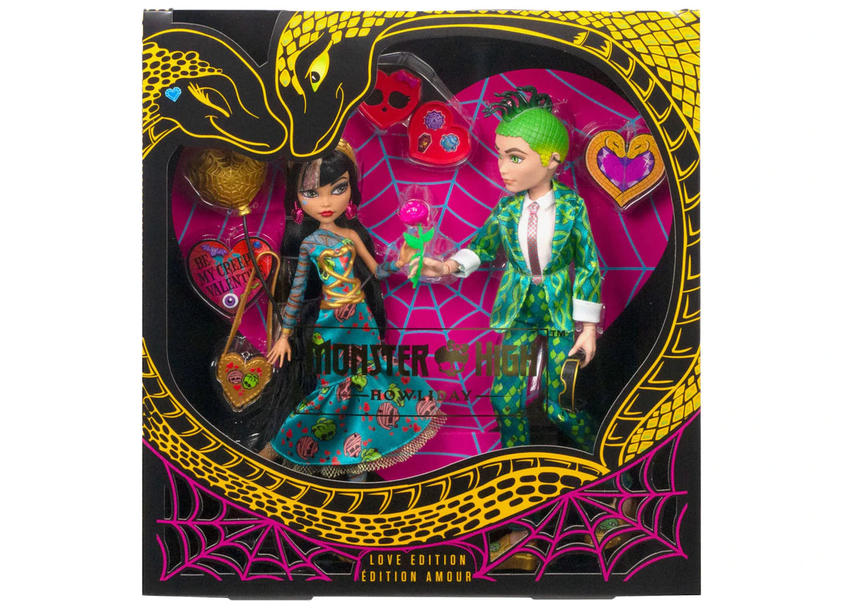 Mattel Monster High Cleo and Deuce Howliday Love Edition 2 Pack Dolls - vue secondaire B