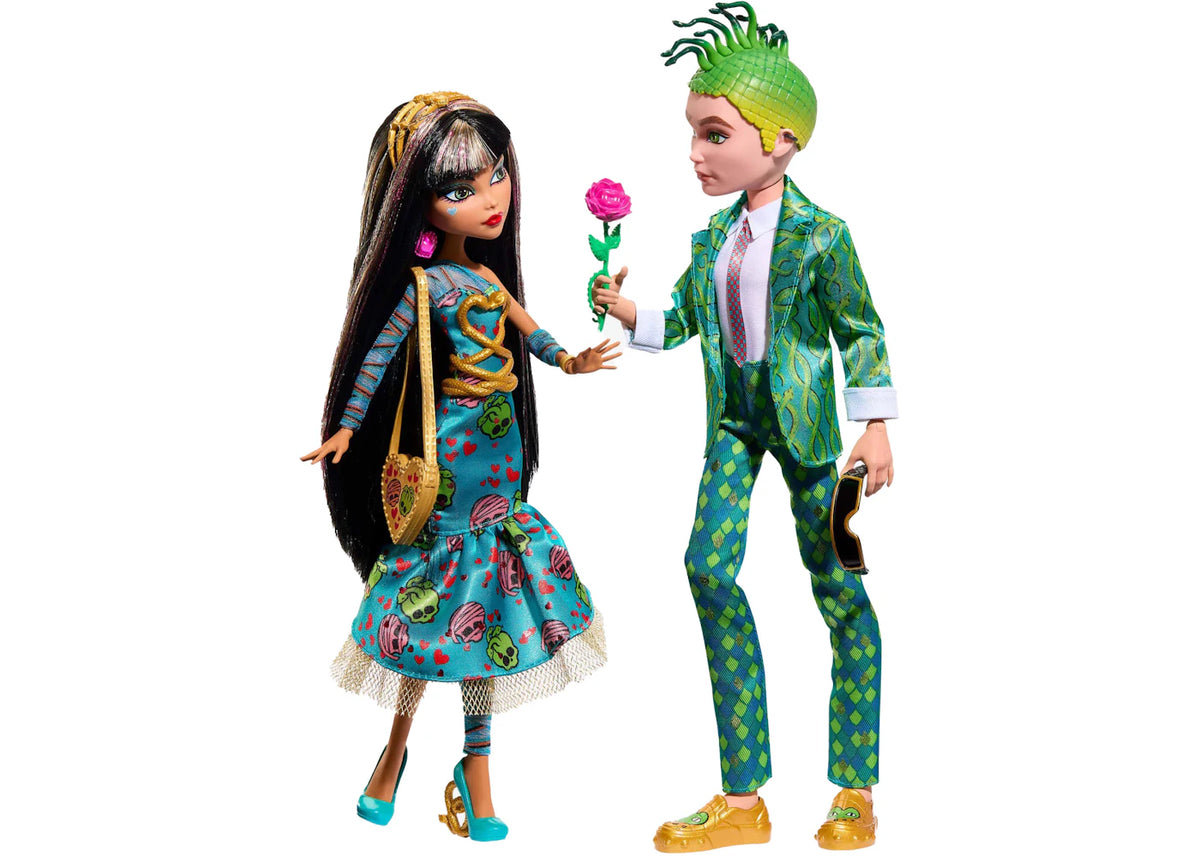 Mattel Monster High Cleo and Deuce Howliday Love Edition 2 Pack Dolls - vue secondaire A