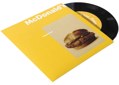 McDonald's Crispy Chicken Sandwich Chkn Drop Tay Keith 7" Vinyl - authentic McDonald's product