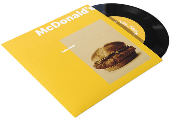 McDonald's Crispy Chicken Sandwich Chkn Drop Tay Keith 7" Vinyl sneakers - authentic McDonald's shoes