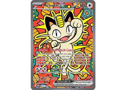 Meowth ex SIR 2026 Pokémon Mega Evolution Perfect Order 121/088 Ungraded - authentic Pokemon product