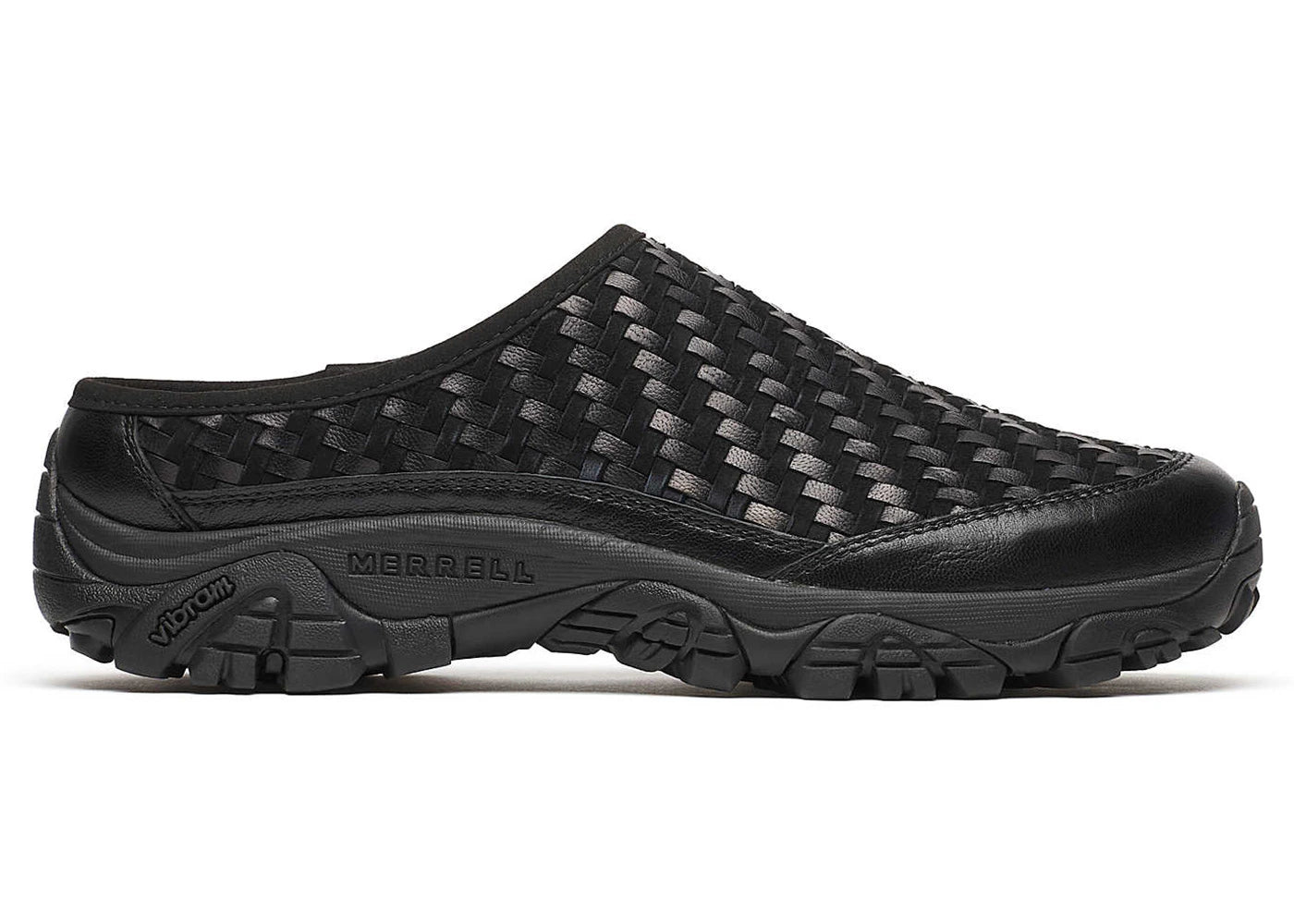 Merrell Moab 2 Slide Leather Woven 1TRL Black - vue 360
