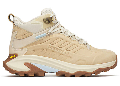 Merrell Moab Speed 2 Leather Mid Waterproof Latte (Women's) - sneakers view 2