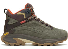 Merrell Moab Speed 2 Leather Mid Waterproof Olive - vue 360