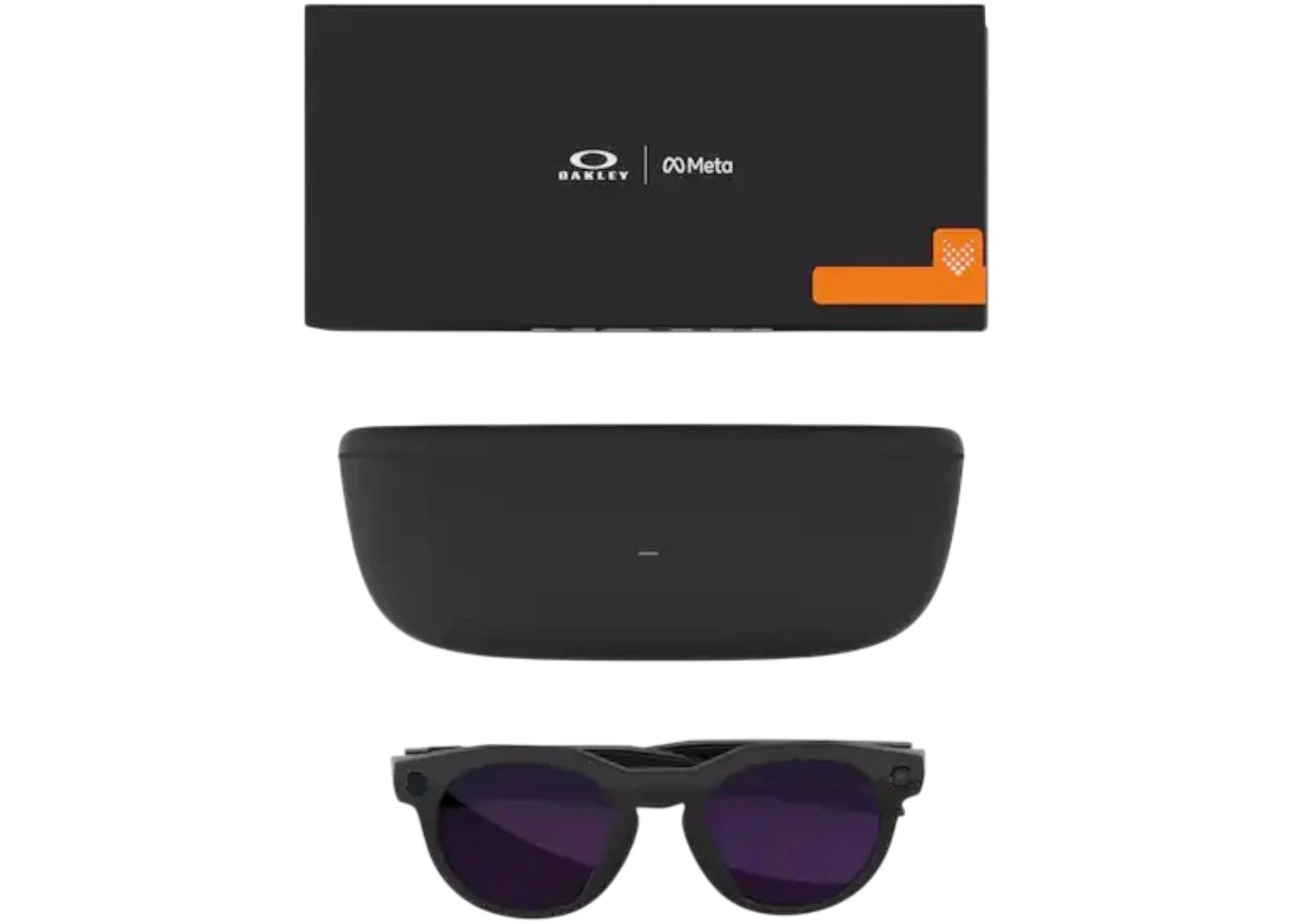 Meta x Oakley HSTN Glasses 0OW8002 800202 Black/Clear/Amethyst Transition - vue secondaire B
