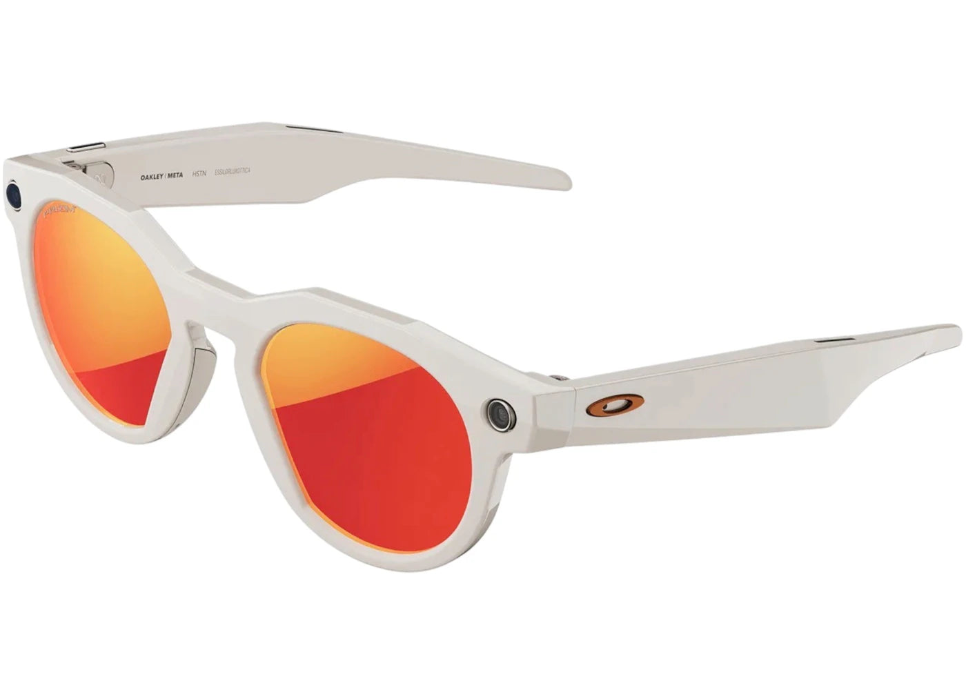 Meta x Oakley HSTN Glasses 0OW8002 800204 Warm Grey/Prizm Ruby - vue 360