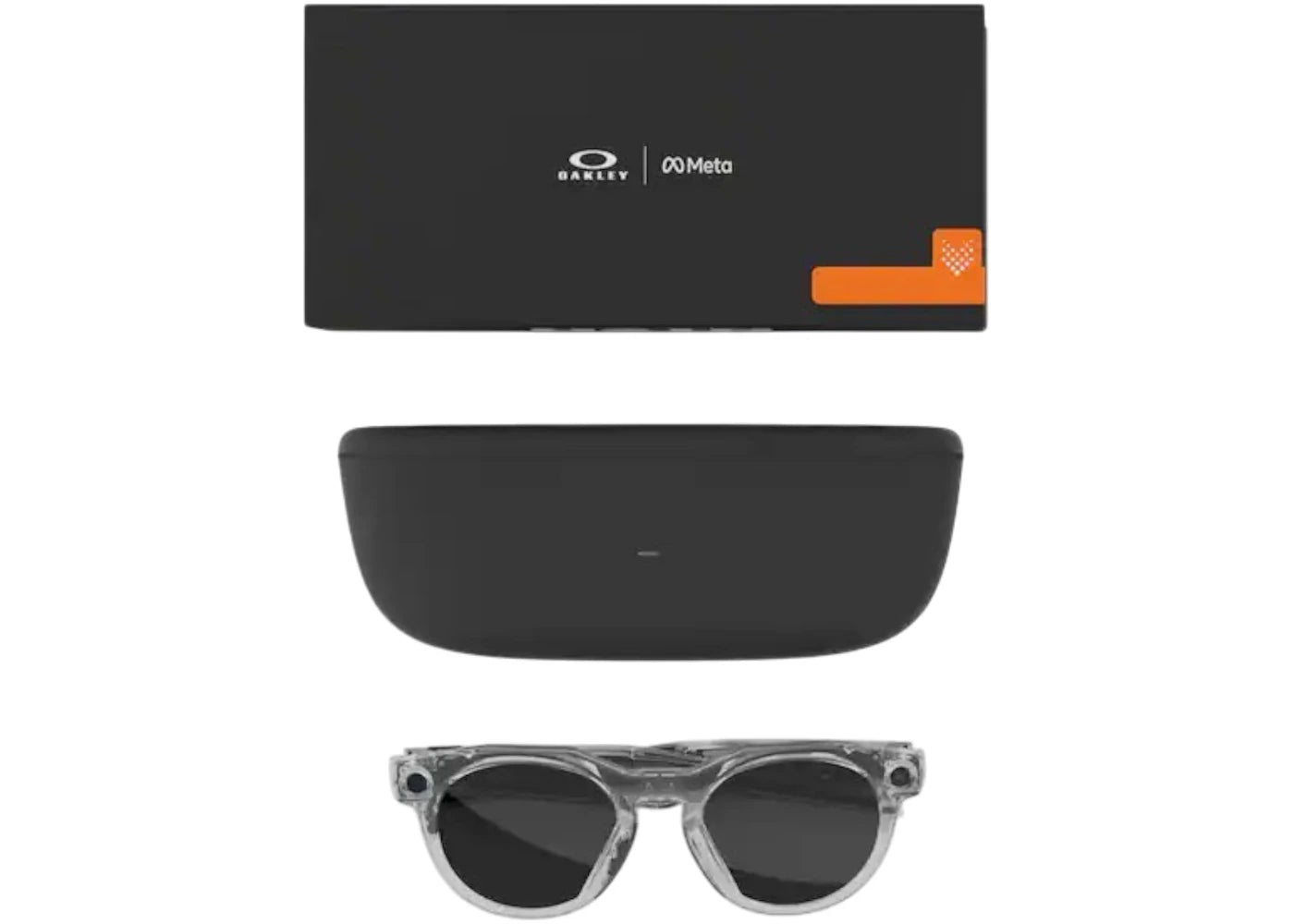 Meta x Oakley HSTN Glasses 0OW8002 800205 Clear/Clear Grey Transition - vue secondaire B