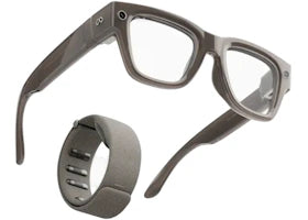 Meta x Ray-Ban Display & Neural Band AI Glasses (Standard Size 3) SK-1001221-01 Sand - vue 360