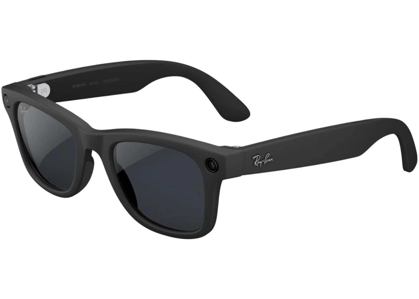 Meta x Ray-Ban Wayfarer Glasses (Gen 2) Standard 0RW4012_601S1Z50 Matte Black/Clear to Grey Transition - vue 360