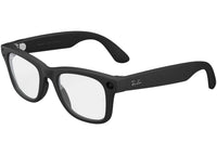 Meta x Ray-Ban Wayfarer Glasses (Gen 2) Standard 0RW4012_601SSB50 Matte Black/Clear