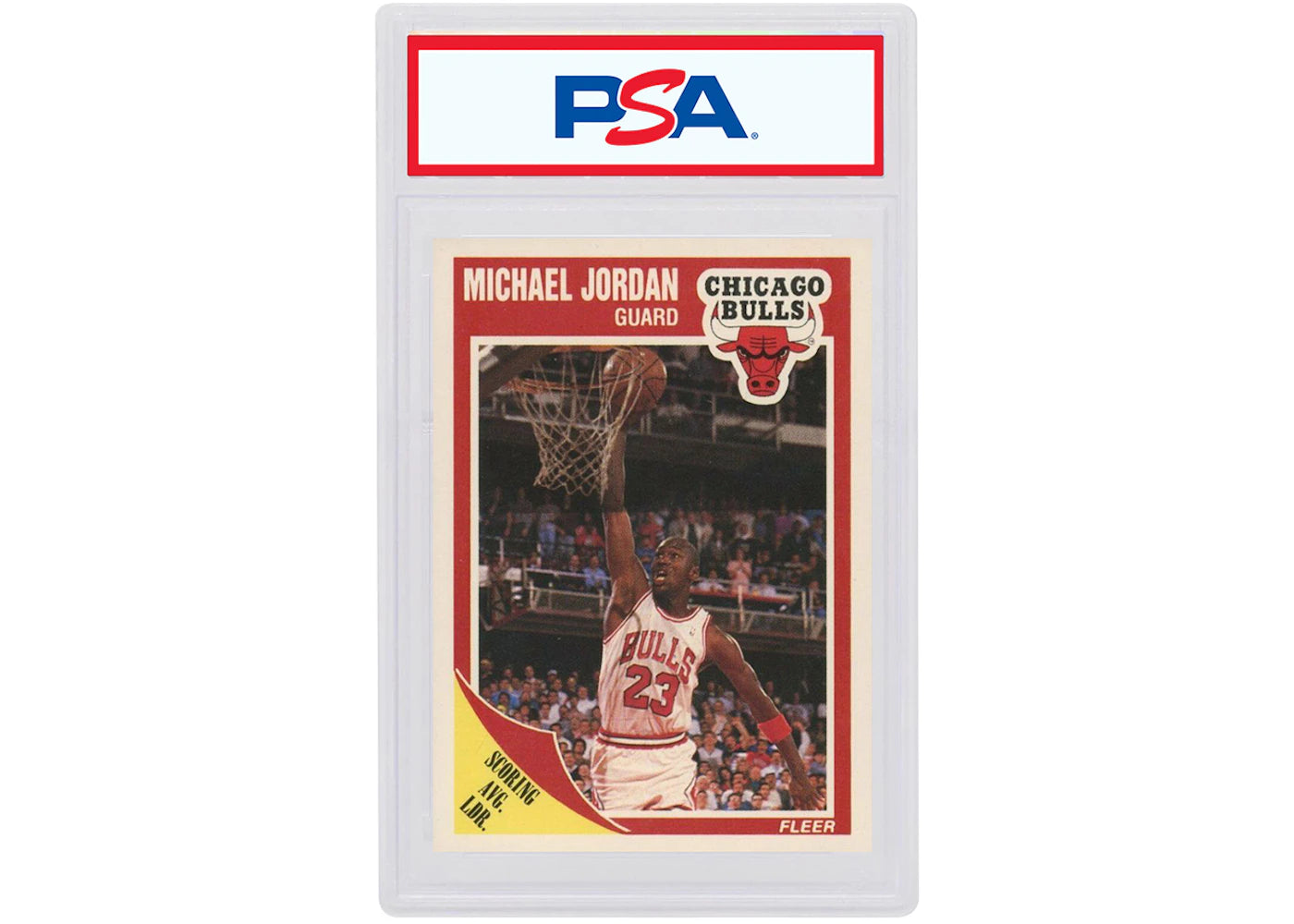 Michael Jordan 1989 Fleer #21 (PSA or BGS Graded) - vue secondaire A