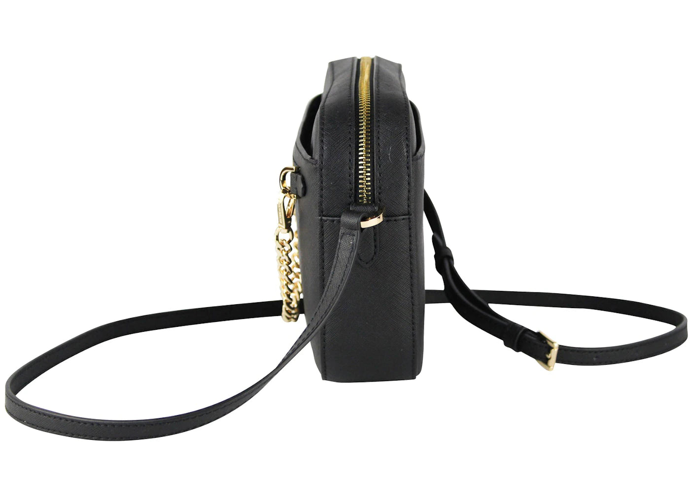 Michael Kors Jet Set Chain Crossbody Bag Large Black/Gold