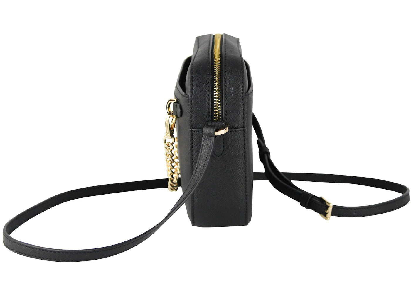 Michael Kors Jet Set Chain Crossbody Bag Groß Schwarz/Gold - vue secondaire B