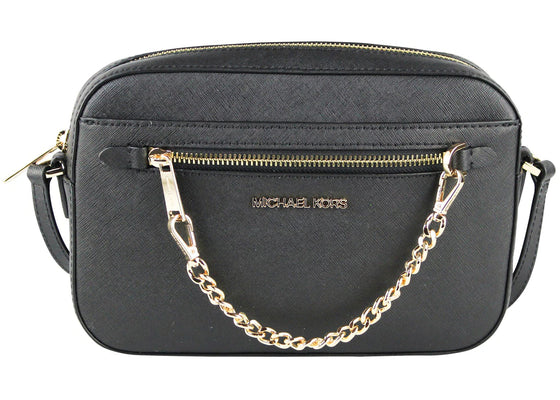 Michael Kors Jet Set Chain Crossbody Bag Large Black/Gold