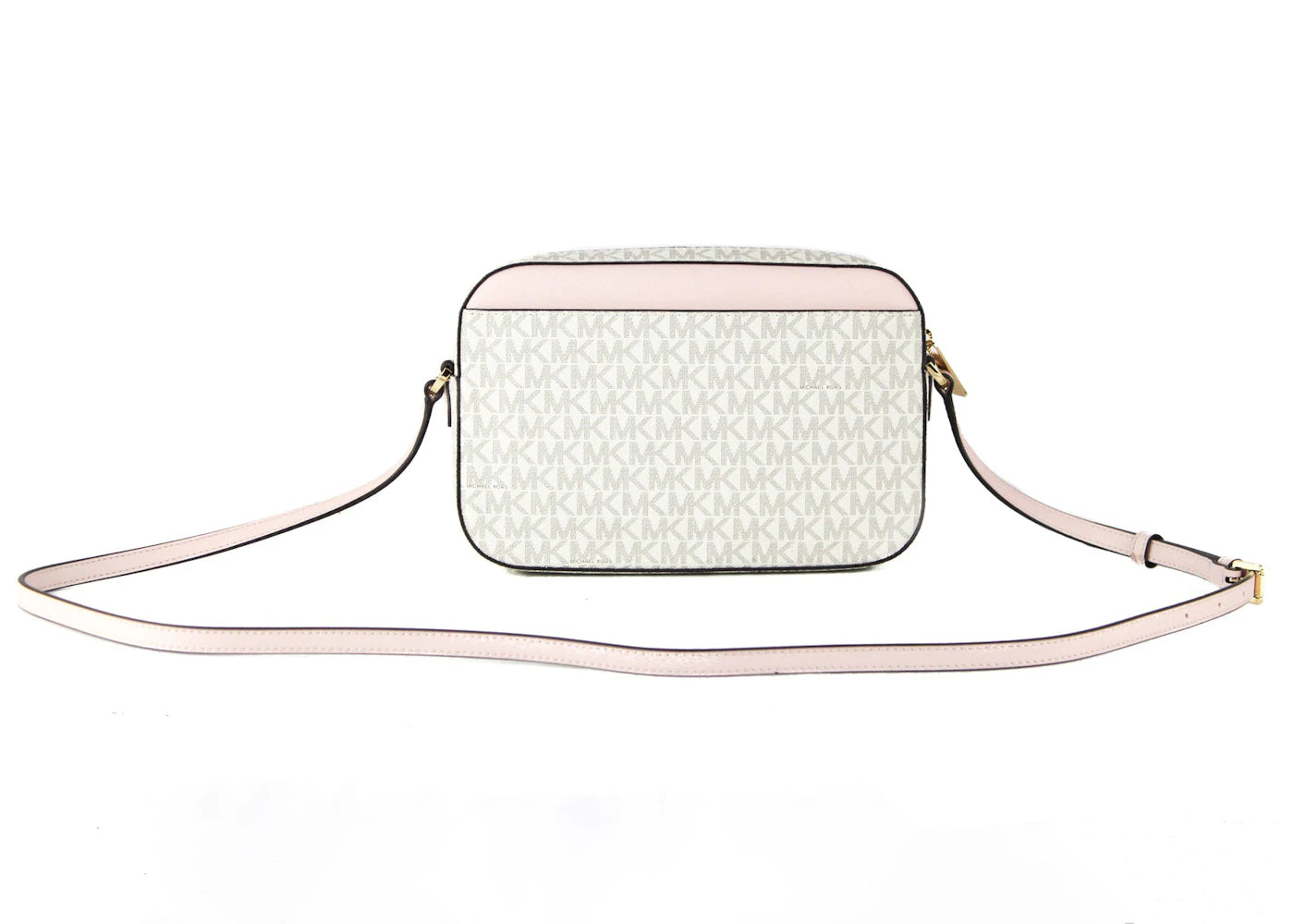 Michael Kors Jet Set East West Crossbody Bag Large Vanilla/Pink