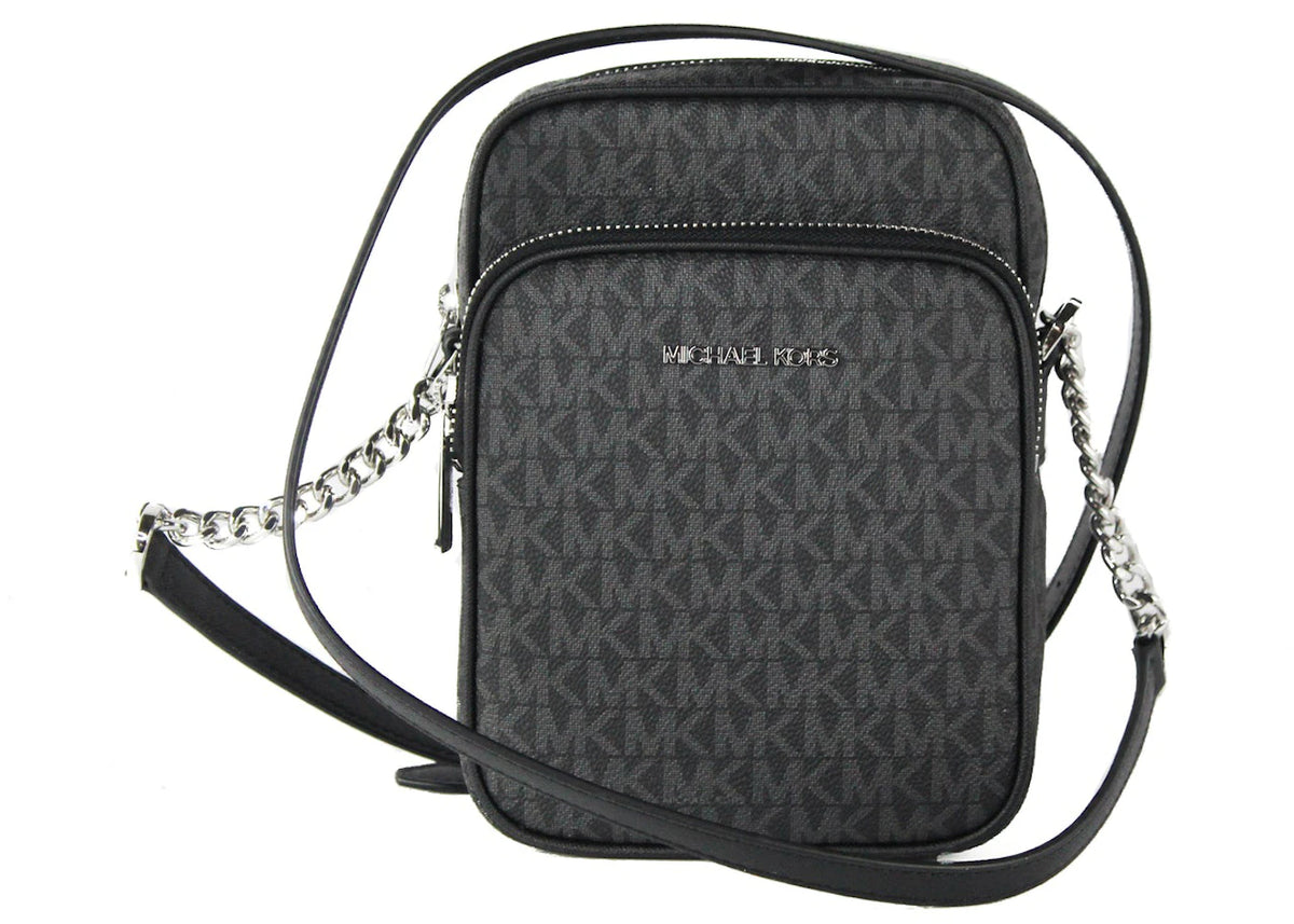 Michael Kors Jet Set North South Crossbody Bag Medium Black - vue secondaire A