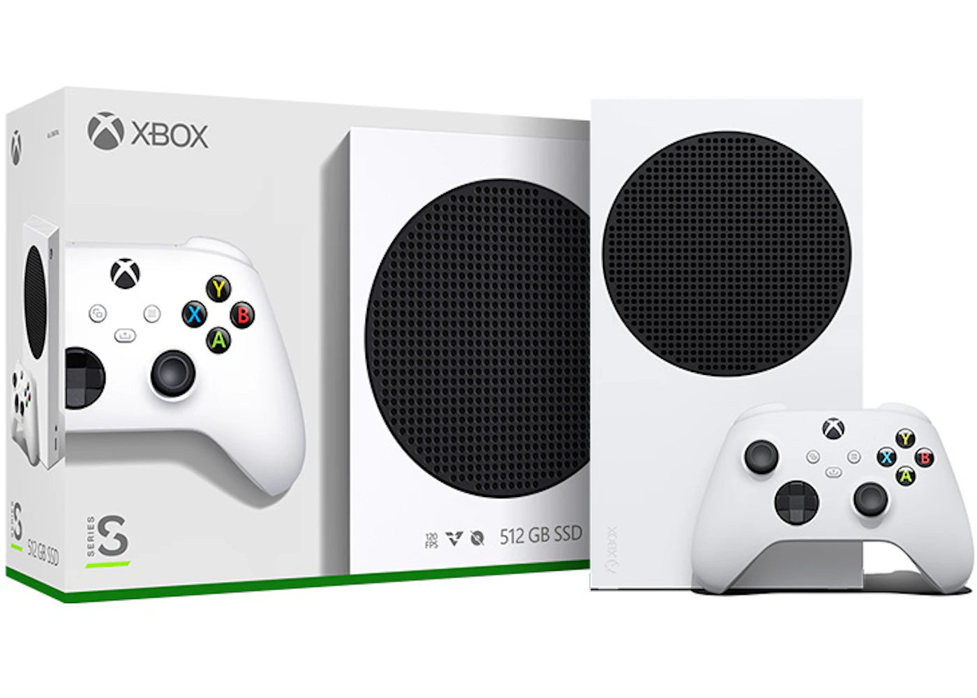 Microsoft Xbox Series S (US Plug) (EP2-10050) RRS-00001 / RRS-00005 White - vue secondaire A