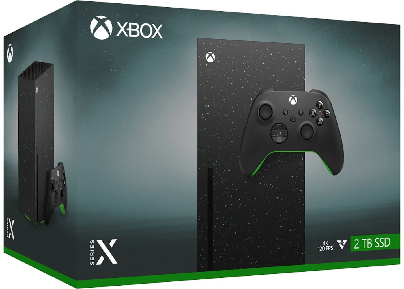 Microsoft Xbox Series X (US Plug) Galaxy Black - vue secondaire B