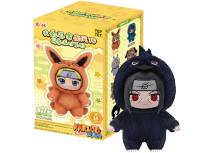 Miniso Top Toy Naruto Beast Party Itachi Uchiha (Secret) Plush Keychains - authentic Miniso product