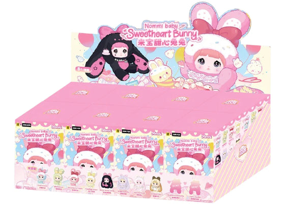 Miniso Top Toy Nommi Baby Sweetheart Bunny Plush Sealed Case (8 Blind Boxes) sneakers - authentic Miniso shoes