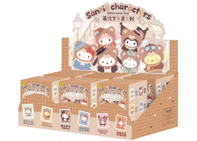 Miniso Top Toy Sanrio Characters Afternoon Tea Series Vinyl Plush Keychains Sealed Case (6 Blind Box) - vue 360