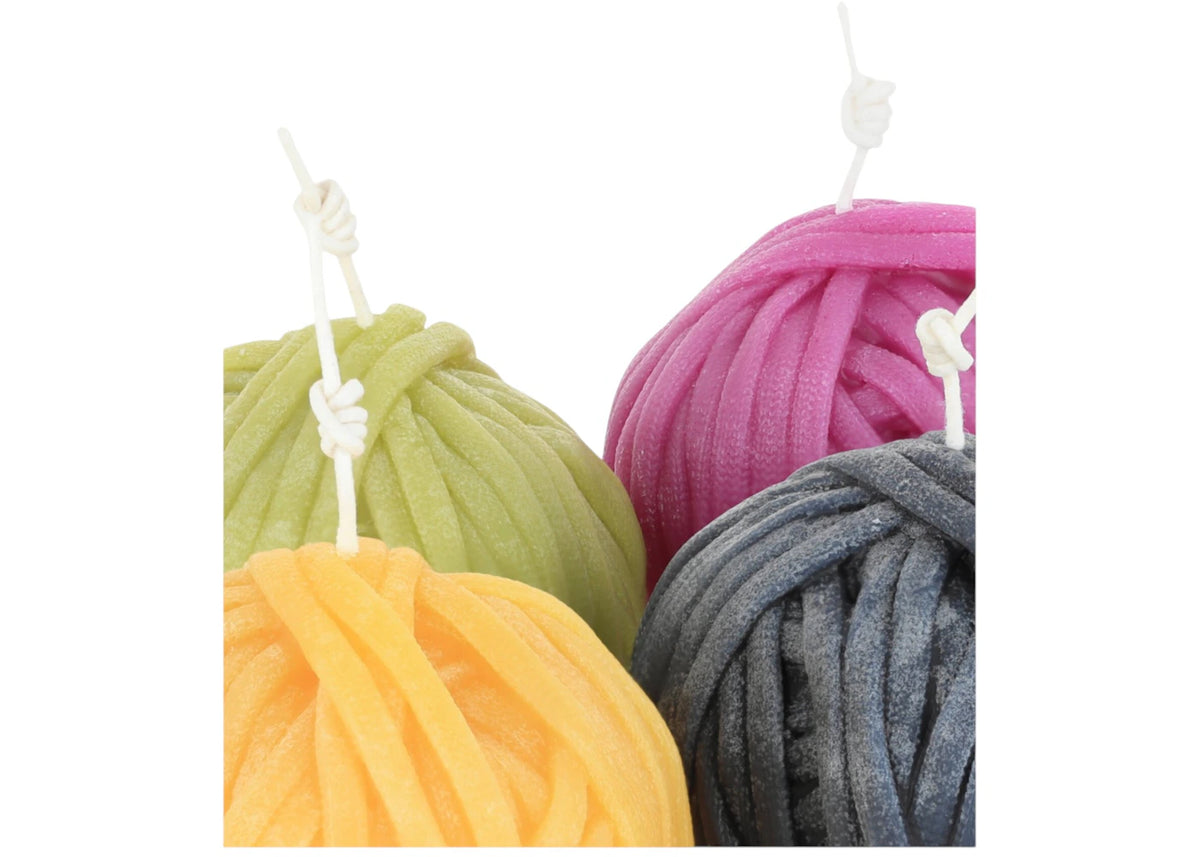 Missoni Gomitolo Small Candle Set of 4 Turqoise Multicolor - vue secondaire B