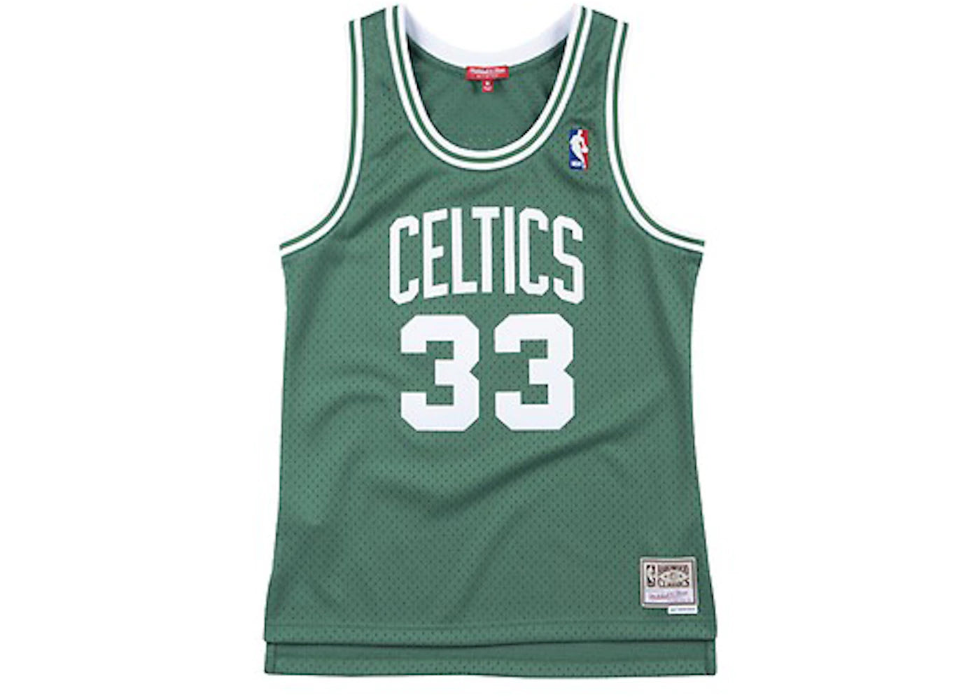 Mitchell & Ness Boston Celtics Road 1985-86 Larry Bird Swingman Jersey Kelly Green - vue 360