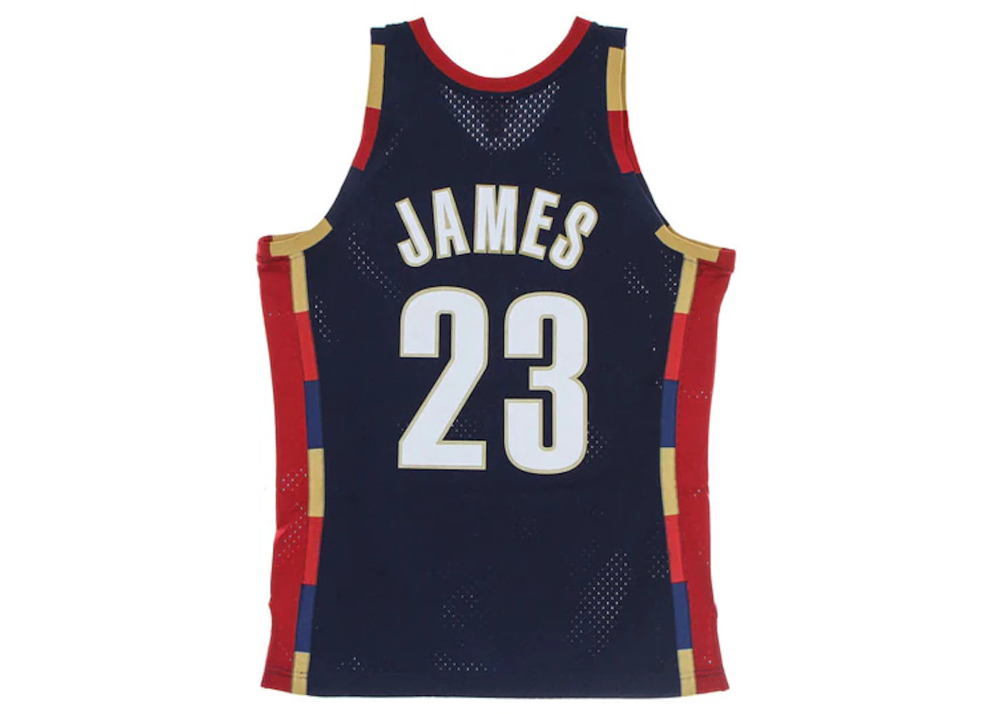 Mitchell & Ness Cleveland Cavaliers Alternate 2008-09 Lebron James Swingman Jersey Navy - vue secondaire B
