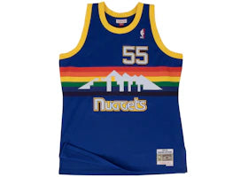 Mitchell & Ness Denver Nuggets Road 1991-92 Dikembe Mutombo Swingman Jersey Royal - vue 360