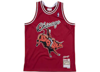 Mitchell & Ness Juice WRLD x Chicago Bulls Swingman Jersey Red