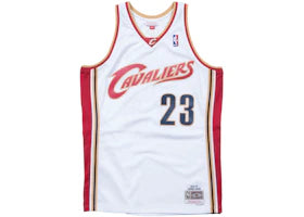 Mitchell & Ness Lebron James Cleveland Cavaliers 2003-04 Swingman Jersey White - vue secondaire A