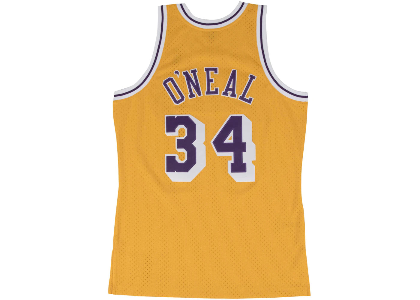 Mitchell & Ness Los Angeles Lakers Home 1996-97 Shaquille O'Neal Swingman Jersey Light Gold - vue secondaire A