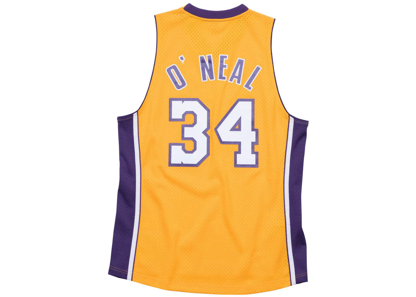 Mitchell & Ness Los Angeles Lakers Home 1999-00 Shaquille O'Neal Swingman Jersey Light Gold - vue secondaire A