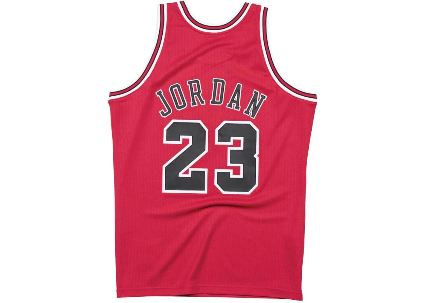Mitchell & Ness Michael Jordan Chicago Bulls Finals 1997-98 Road Authentic NBA Jersey Red/Black/White - vue secondaire A